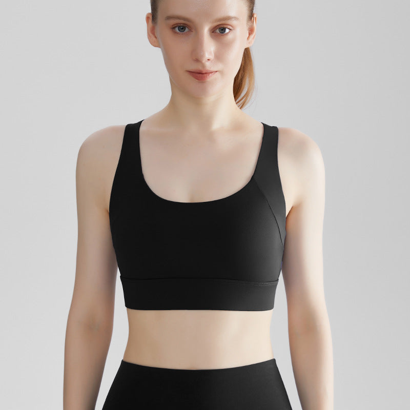 I YOGA Racerback High Impact Sports Bras With Sewn-in Pads