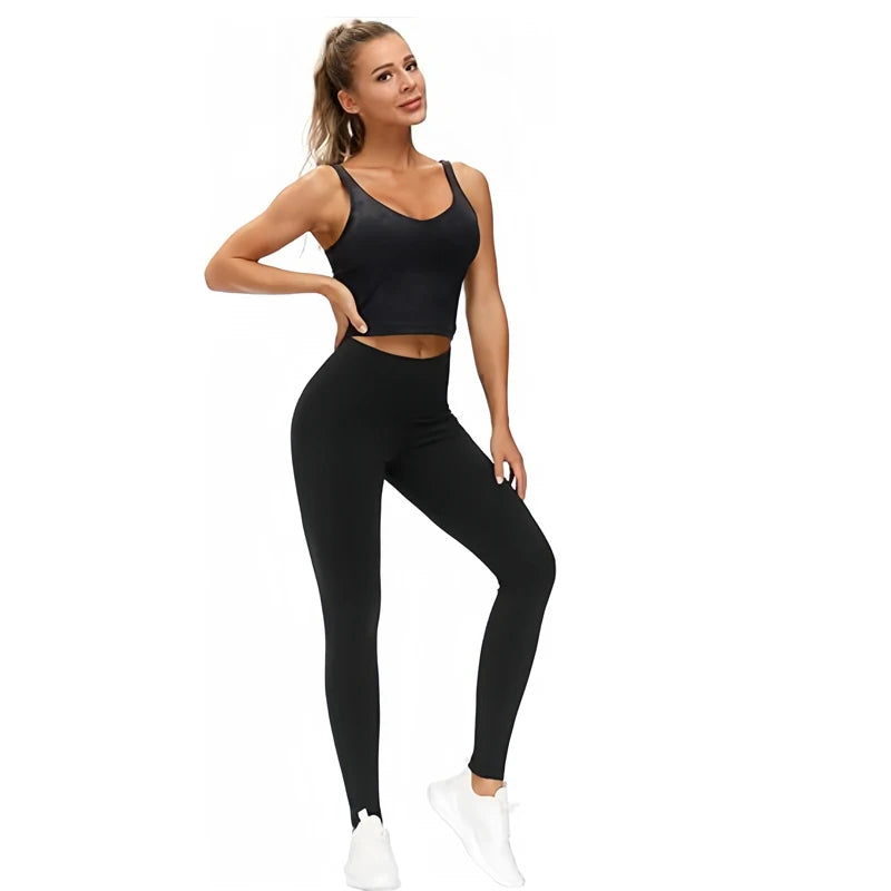 I YOGA Women Fitness Yoga Pants Elastic High Waist Yoga Leggings Tummy Control Workout Running Sports Leggings with Pockets