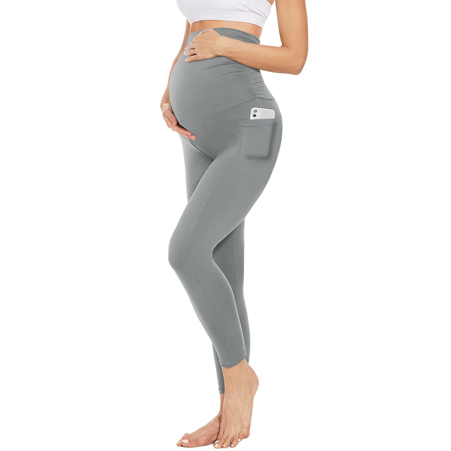 I YOGA Supcream Buttery-soft Maternity Legging With Pockets